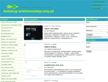 Tablet Screenshot of katalog-wielotematyczny.pl